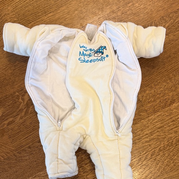 Baby Merlin’S Magic Sleepsuit Other - Baby Merlin's Magic Sleepsuit Cozy White Footed One-Piece